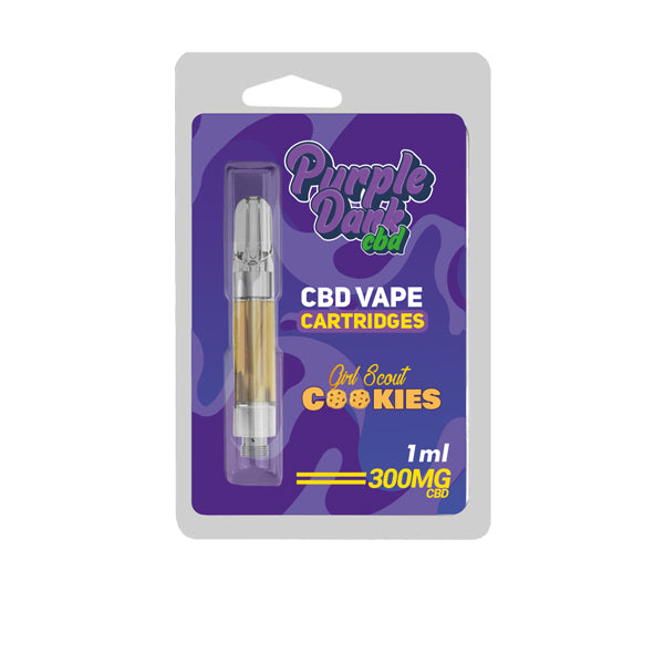 Purple Dabz CBD Vape Cartridges 300 & 600 MG – Girl Scout Cookies (BUY 1 GET 1 FREE)
